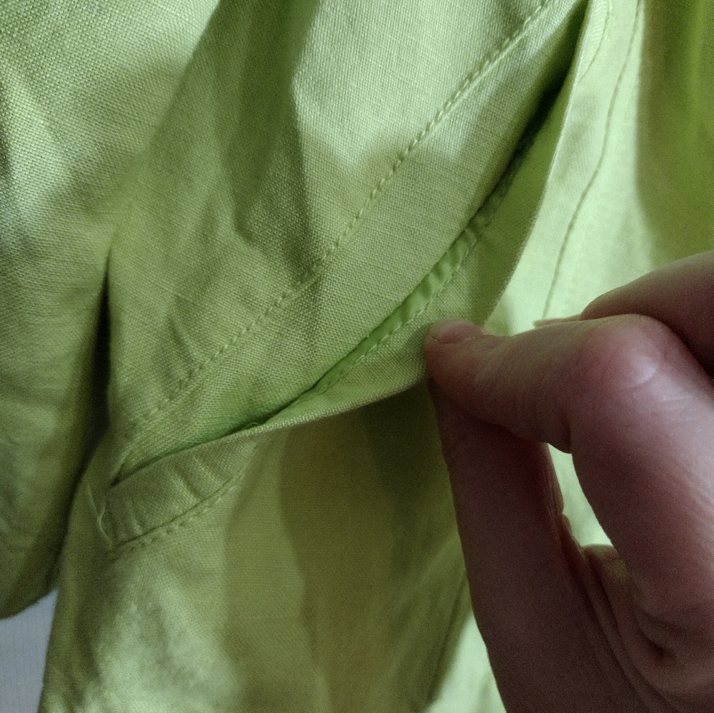 Ruby Rd. Women's 14 Lime Chartreuse Green Linen B… - image 5